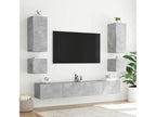 Bohometop 2-piece wall-mounted TV unit and LED light, concrete grey, 40.5x35x40 cm, 32115NSSK
