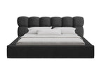 Upholstered bed with storage 220x240 - by Bohometop - black - Bohometop 64213RQBO