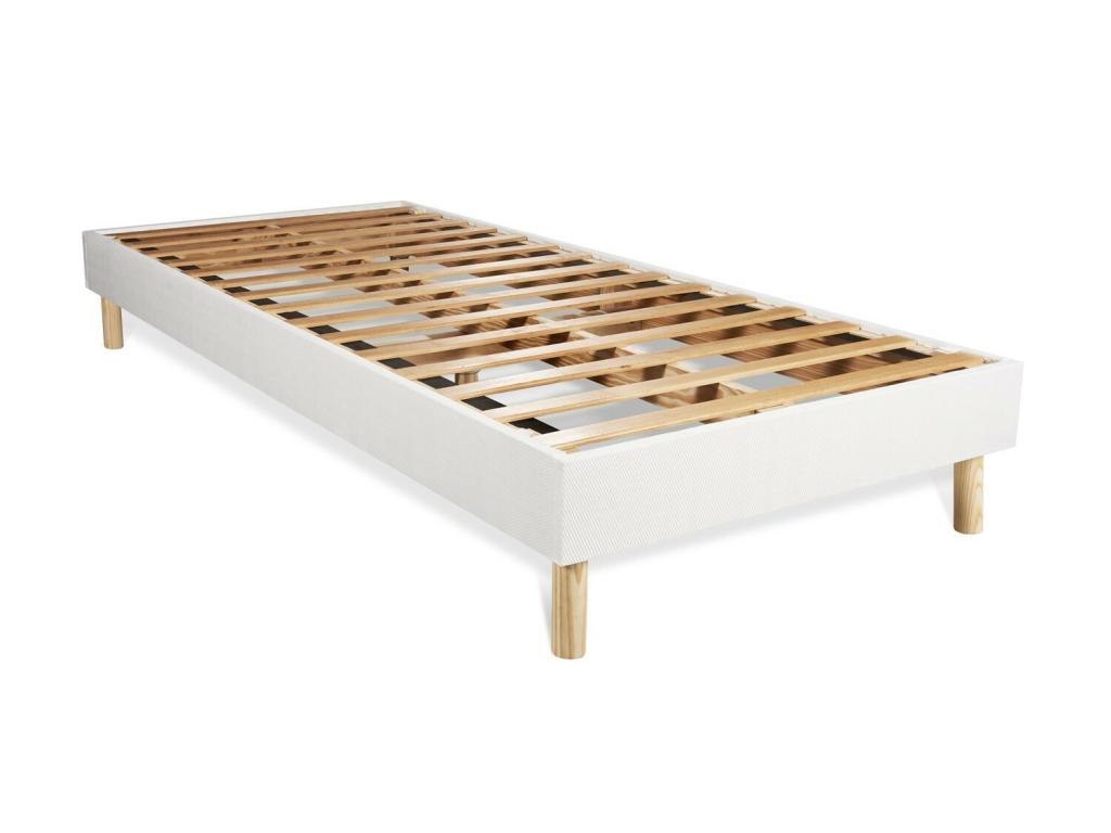 Bohometop Latex and Memory Foam Mattress Set 80x200 cm 5 Comfort Zones Bohometop White Slatted Base 30268FKXN