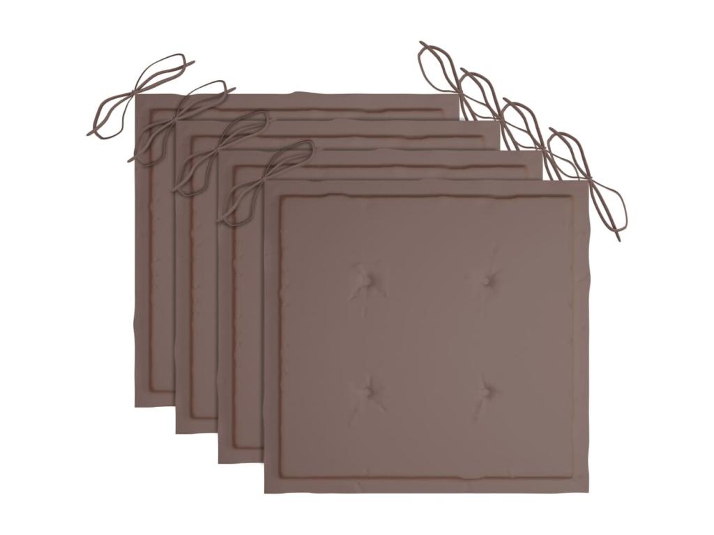 Bohometop Solid Wood 3-Piece Garden Dining Chairs with Cushions 24880EIEW