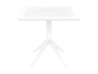 Garden side table - Bohometop - Plastic - 80x80cm - White - Sky 54900KOQB