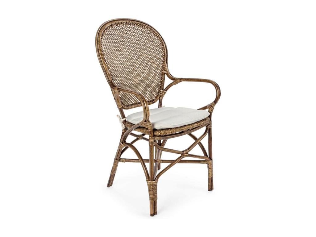 Set of 2 Bistro Rattan Armchairs - Bohometop 11787YVKL