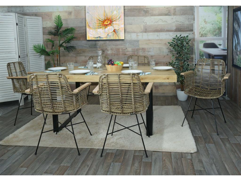 Bohometop-M29 Dining Chair Set of 6 60278PKJR