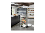 Bohometop kitchen trolley – Stainless steel gray - 93x48x34cm - Bohometop 12691MUJL