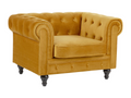 Bohometop Armchair Mustard Velvet 45354HDER
