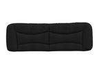Black headboard cushion 160 cm fabric 43005PORP