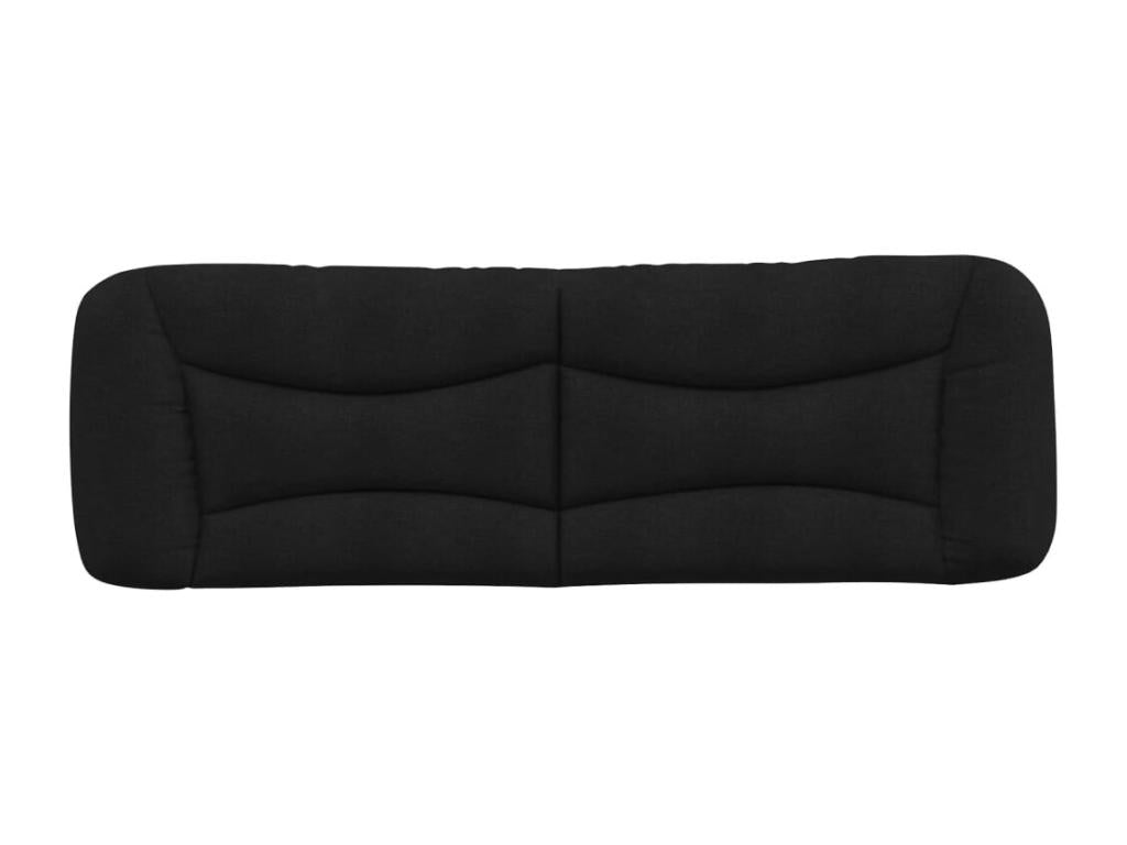 Black headboard cushion 160 cm fabric 43005PORP