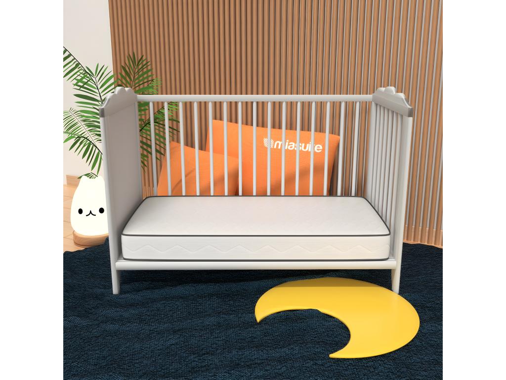 65x125 cm mattress, 12 cm thick, for cribs - Waterfoam, hypoallergenic, anti-mite - Primavera Bohometop 50513FYUE