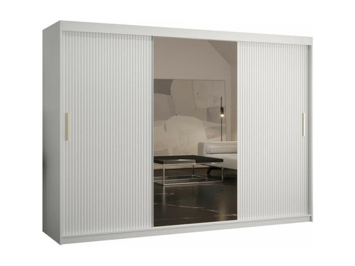 Bohometop 103 White Wardrobe 200x250x62cm Sliding Wardrobe Doors 45429IBYD