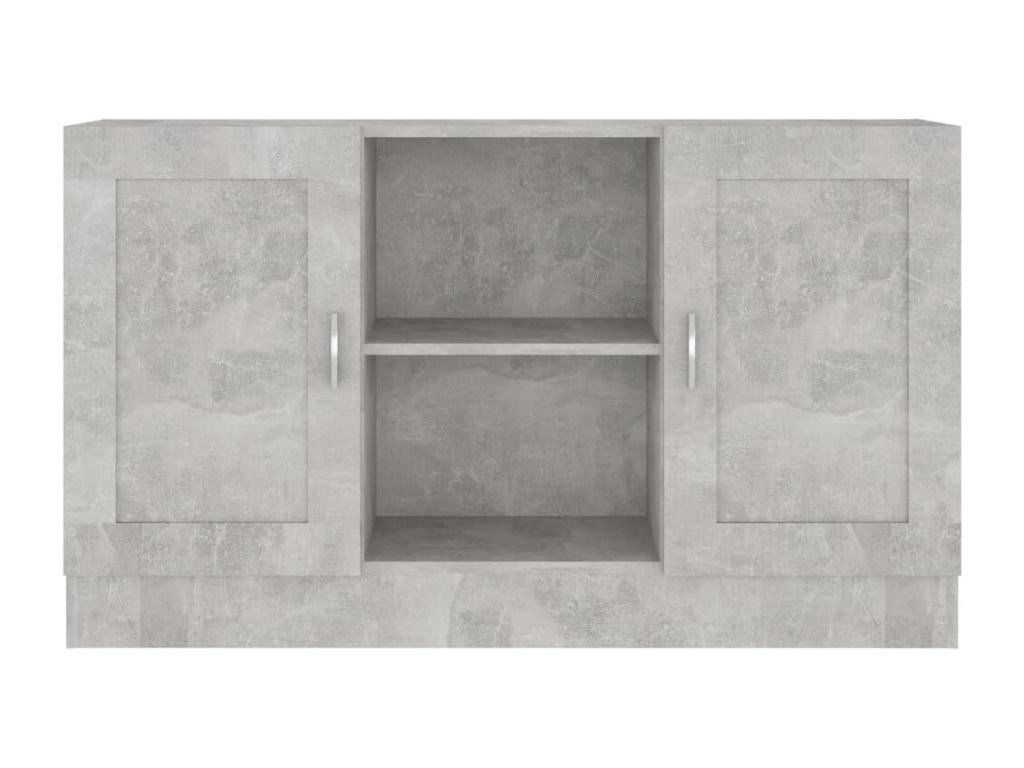 Concrete Grey Buffet 120x30.5x70 cm Chipboard 41552NNXD