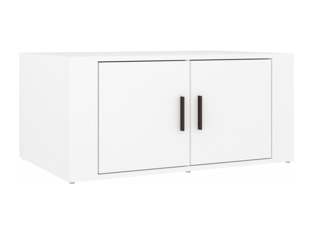 Coffee table, white, 80x50x36 cm, engineered wood, 73563FFAA