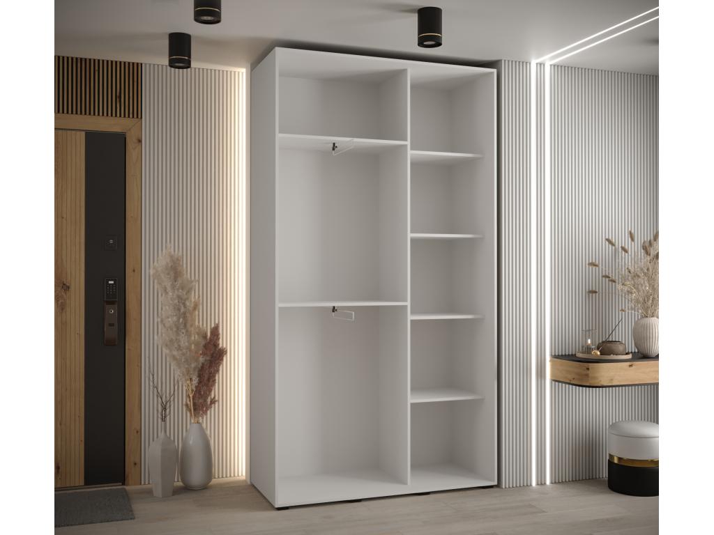 Bohometop 3 Sliding Door Wardrobe 235.2/140/45 2 Doors White/Bohometop/Black 71283XETK