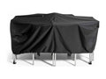 Black garden table cover 170x110 cm 44351AINE