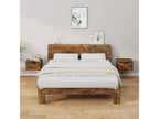 2-piece wall-mounted bedside tables, smoked oak, 34x30x20 cm, 72008ABDH