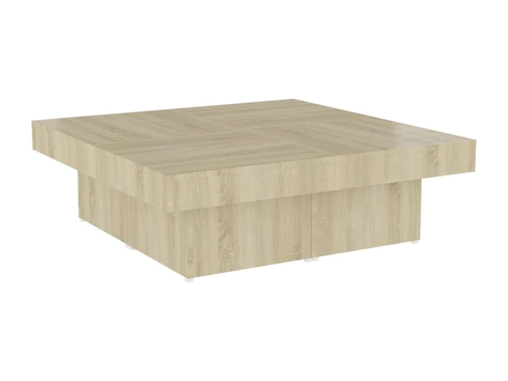 Homelumiere oak coffee table, 90x90x28 cm, engineered wood