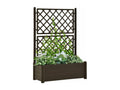 Planter with trellis 100x43x142 cm PP Bohometop 37637JMSG