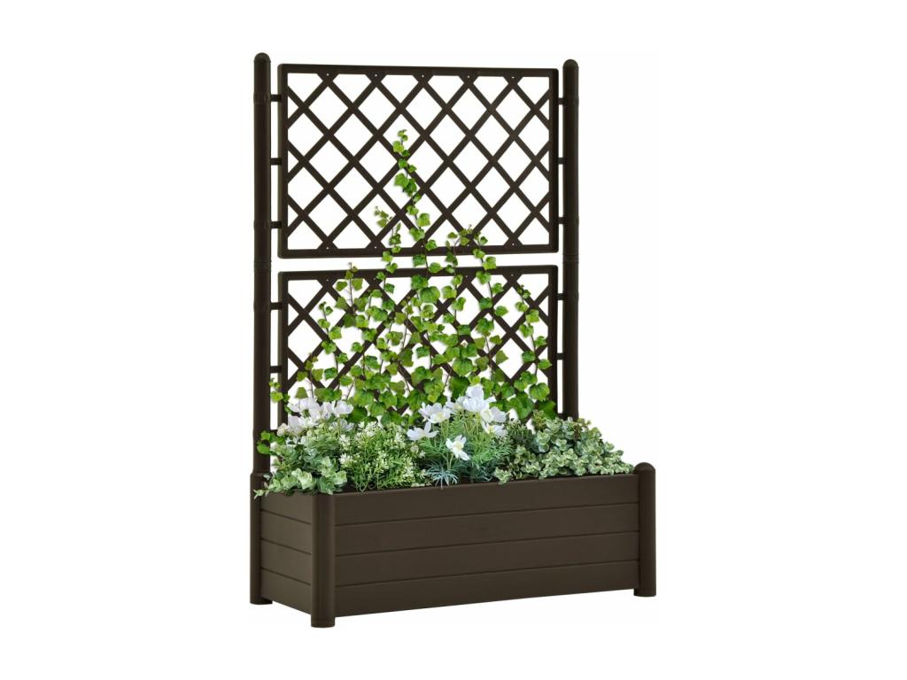 Planter with trellis 100x43x142 cm PP Bohometop 37637JMSG