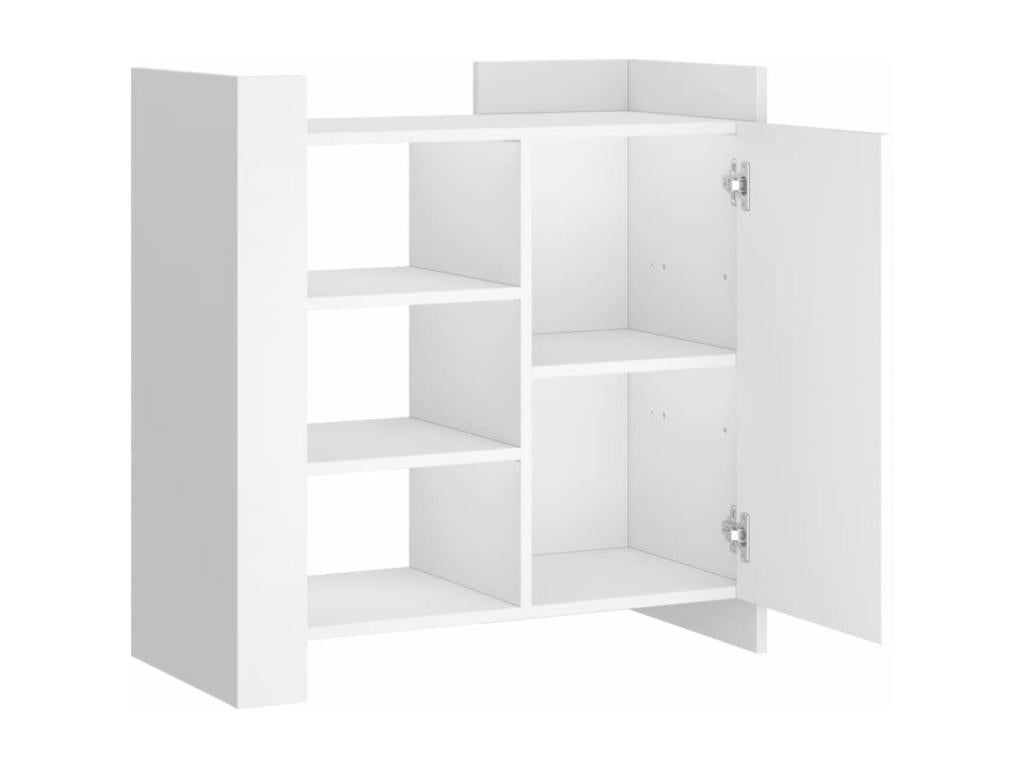 White sideboard 73.5x35x75 cm engineered wood 77054LTJV