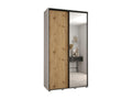 Bohometop 3 Sliding Door Wardrobe 235.2/140/45 2 Doors White/Bohometop/Black 71283XETK
