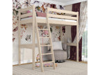 Oak loft bed N03 Whitewashed Oak 80x190 29232BFMB