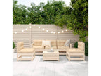 6-piece garden furniture set in solid pine wood 15980TITC