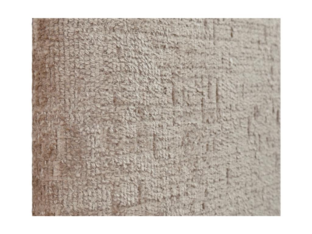 Bohometop Natural Wool Headboard with Buttons 145x105cm with Bed Legs 140/135 - Light Brown 52518HOOL