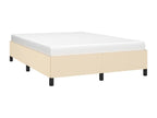 Bed frame Cream 140x190 cm Fabric 98857NACA