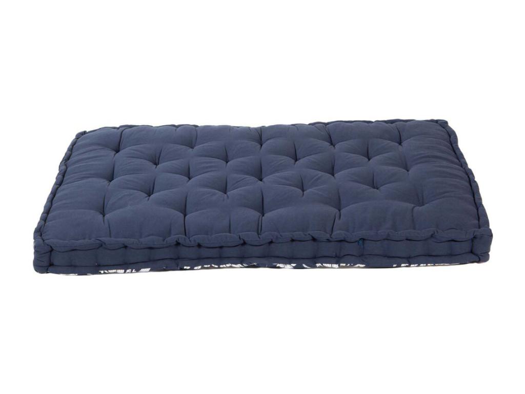 Printed cotton pallet cushion 120x80 cm 16803HRCE