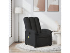 Black Fabric Reclining Massage Chair 87993OEQN