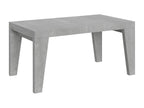 Extendable table 90x160/420 cm Bohometop Concrete Gray 74897QNVV