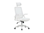 Office chair with headrest - Bohometop - White 00183ZAHC