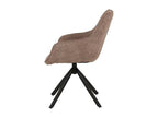 360° swivel chair, beige, metal legs 82427NTWJ
