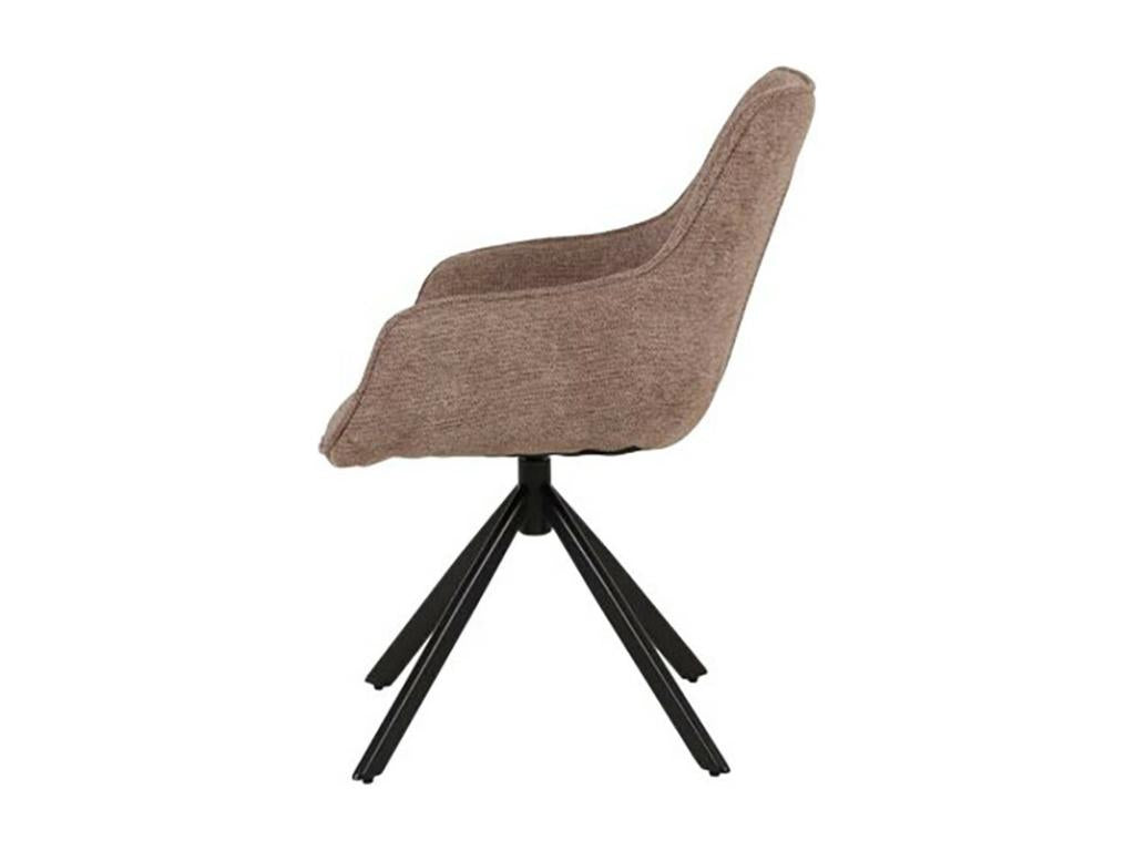 360° swivel chair, beige, metal legs 82427NTWJ