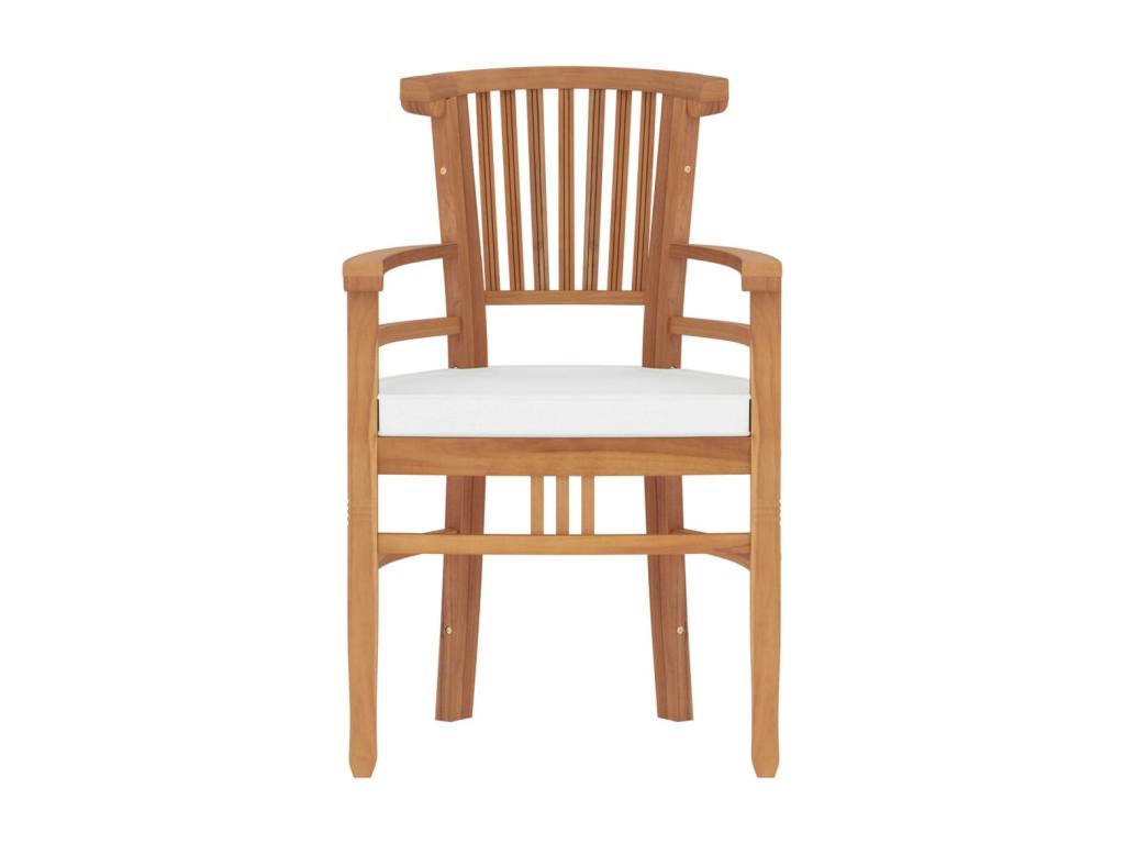 5-piece garden dining set, solid teak wood