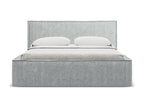 Bohometop 84864RIHG 160x200cm Boucle Fabric Storage Bed - Silver