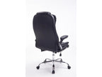 Office chair - Faux leather / Chrome metal - Black - Bohometop 54165ZDBS