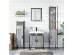 Bohometop 4-Piece Bathroom Cabinet Set Gray 65228MGKH
