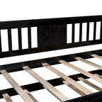 Twin Wooden Daybed with Trundle Bed , Sofa Bed for Bedroom Living Room