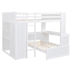 Full size Loft Bed with a twin size Stand-alone bed