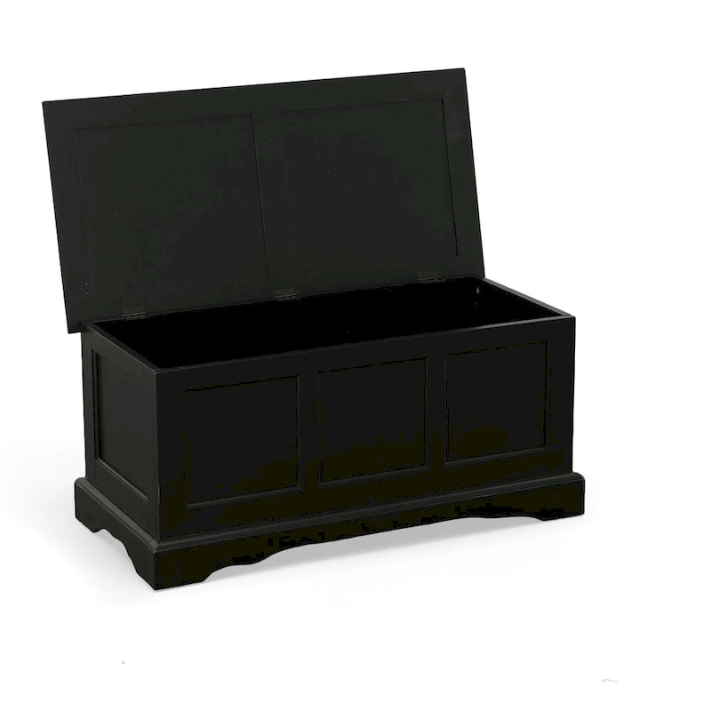 Antique Black Devonshire Blanket Chest