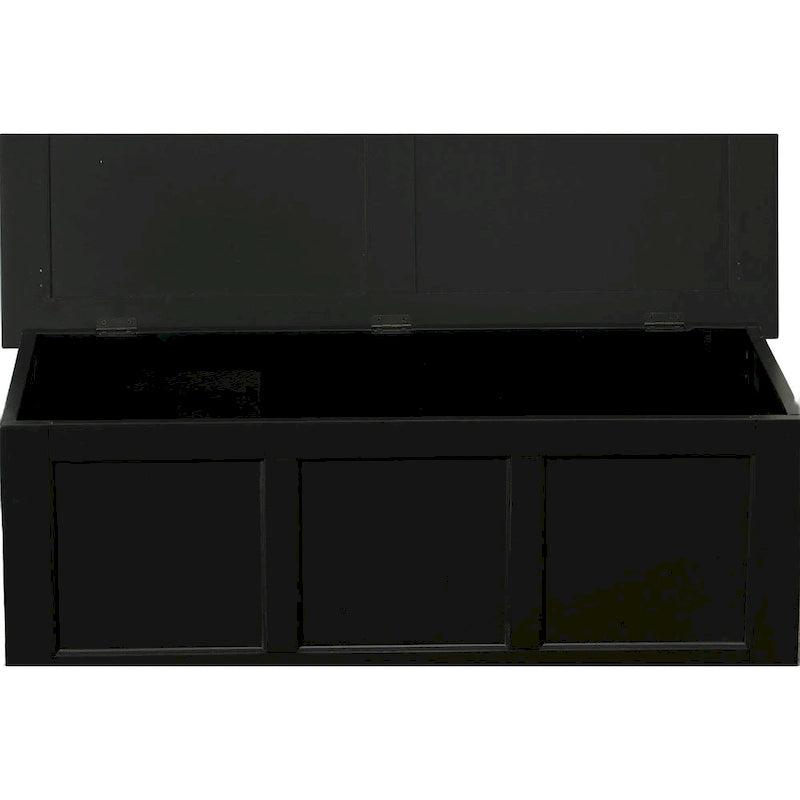 Antique Black Devonshire Blanket Chest