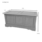 Antique Black Devonshire Blanket Chest