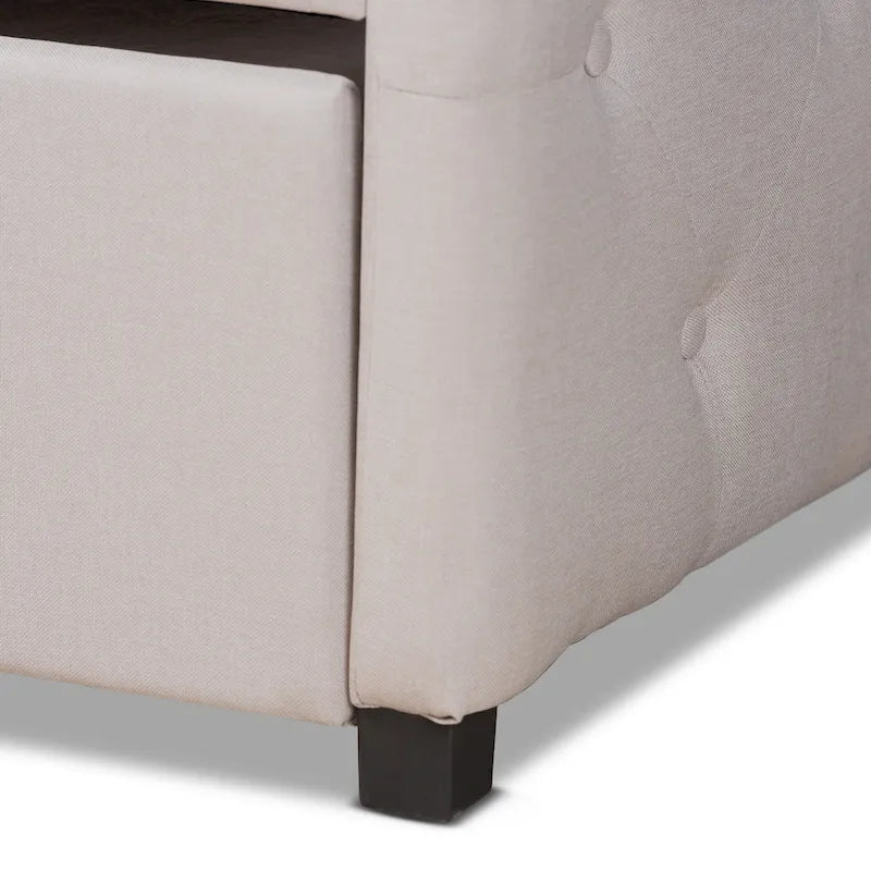 Becker Modern and Contemporary Transitional Daybed with Trundle