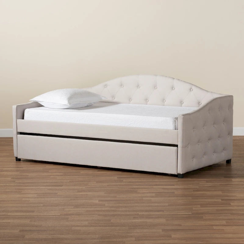 Becker Modern and Contemporary Transitional Daybed with Trundle