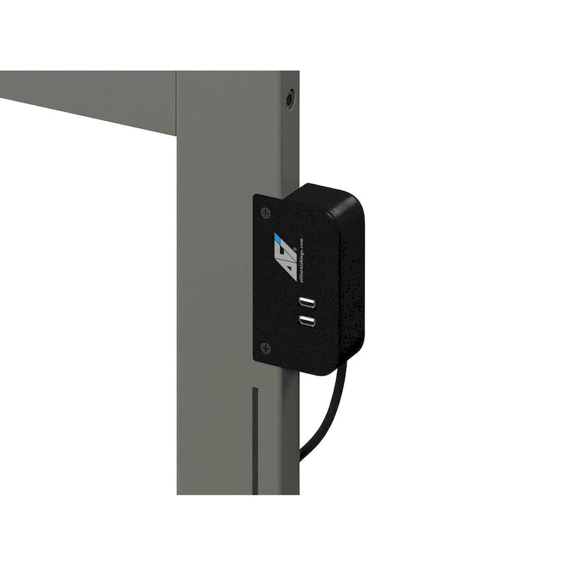 AFI Madison Full Size Platform Bed with Footboard & Full Trundle