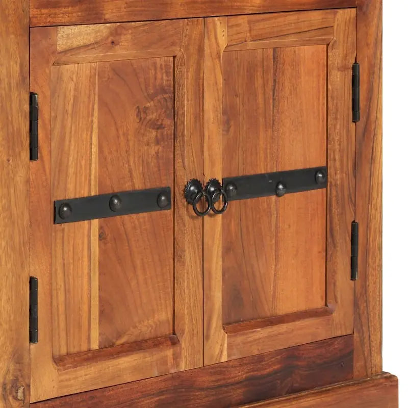 vidaXL Sideboard 24.8x11.8x29.5 Solid Acacia Wood