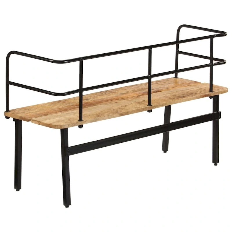 vidaXL Bench 47.2x15.7x27.6 Solid Mango Wood