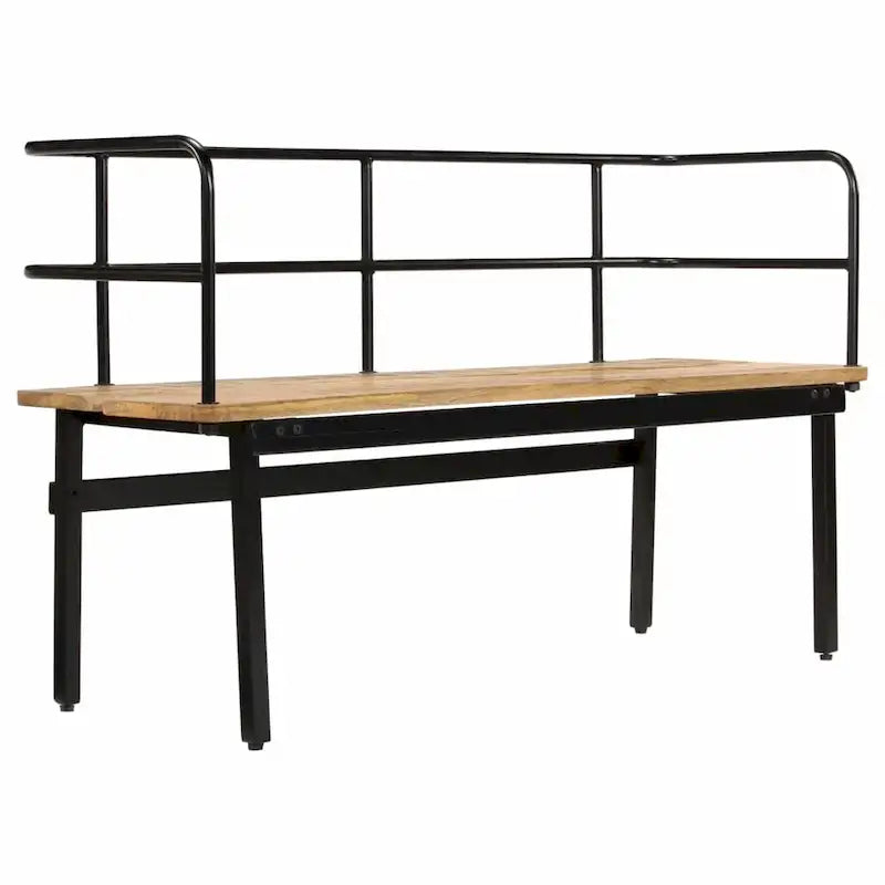 vidaXL Bench 47.2x15.7x27.6 Solid Mango Wood