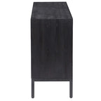 43 Black and Bronze Contemporary 2 Door Cabinet
