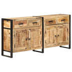vidaXL Sideboard 67.7x13.8x31.5 Solid Mango Wood